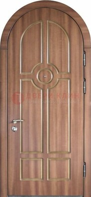 Арочная дверь с отделкой массивом ДА-35 в Петрозаводске
