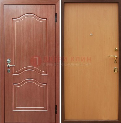 Входная дверь отделанная МДФ и ламинатом внутри ДМ-159 в Петрозаводске