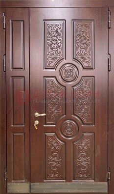 Парадная металлическая дверь с узором ДПР-74 в Петрозаводске