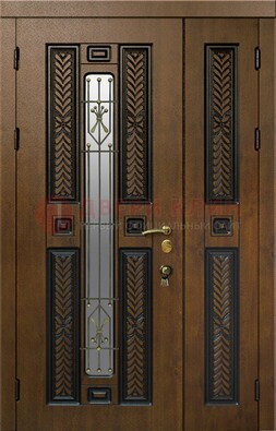 Полуторная входная дверь с виноритом ДВТ-169 в Петрозаводске