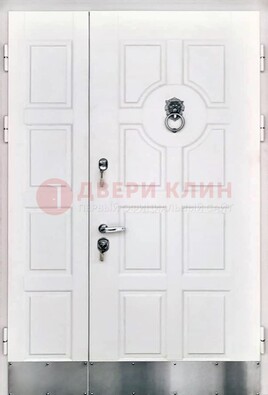 Белая входная дверь с виноритом ДВТ-246 в Петрозаводске